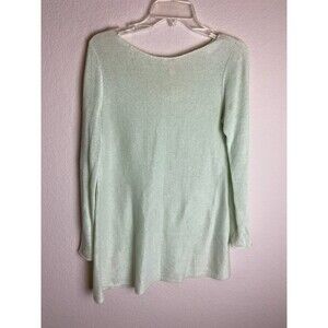 Eileen Fisher Womens Sweater Mint Green Size S Pullover Long Sleeve Yarn